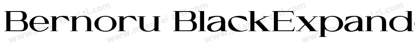 Bernoru BlackExpanded字体转换